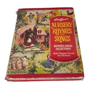 Vintage Best Loved Nursery Rhymes‎ Songs Mother Goose 1970s READ